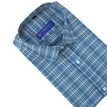 Men’s lapis checkered (oversized)formal shirt