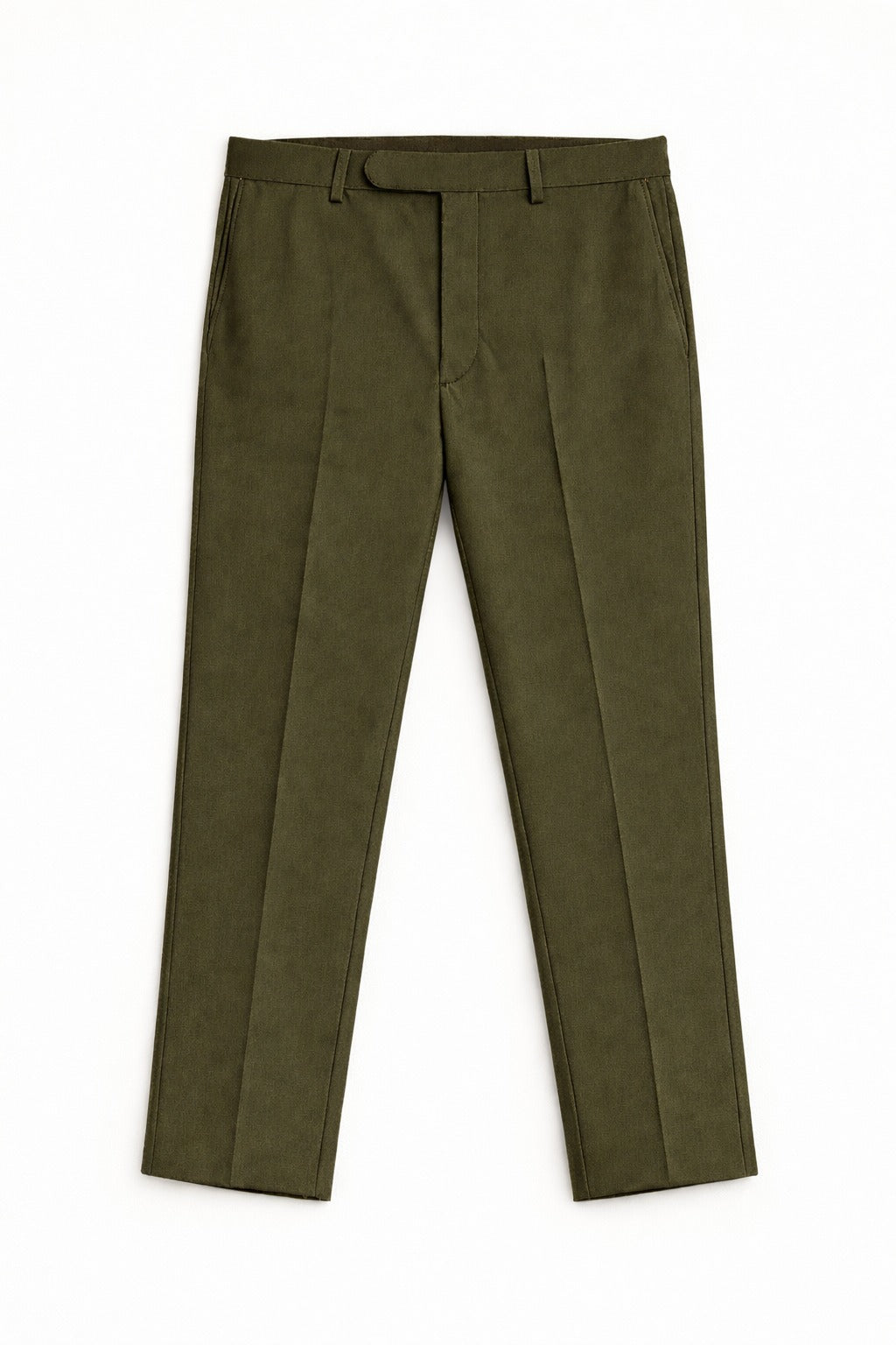 Mens Olive Green formal pant