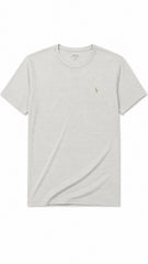 Men’s Off-White Horizontal Micro-Stripe Polo Ralph Lauren Logo T-Shirt