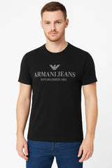 Men’s black Armani Tee