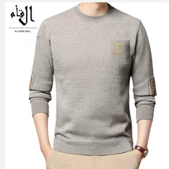 Men’s gray LV imported sweater