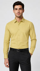 Men’s Beige Formal Shirt