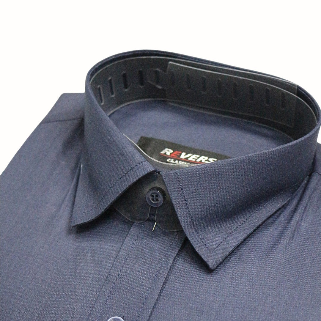 Men’s denim blue formal shirt