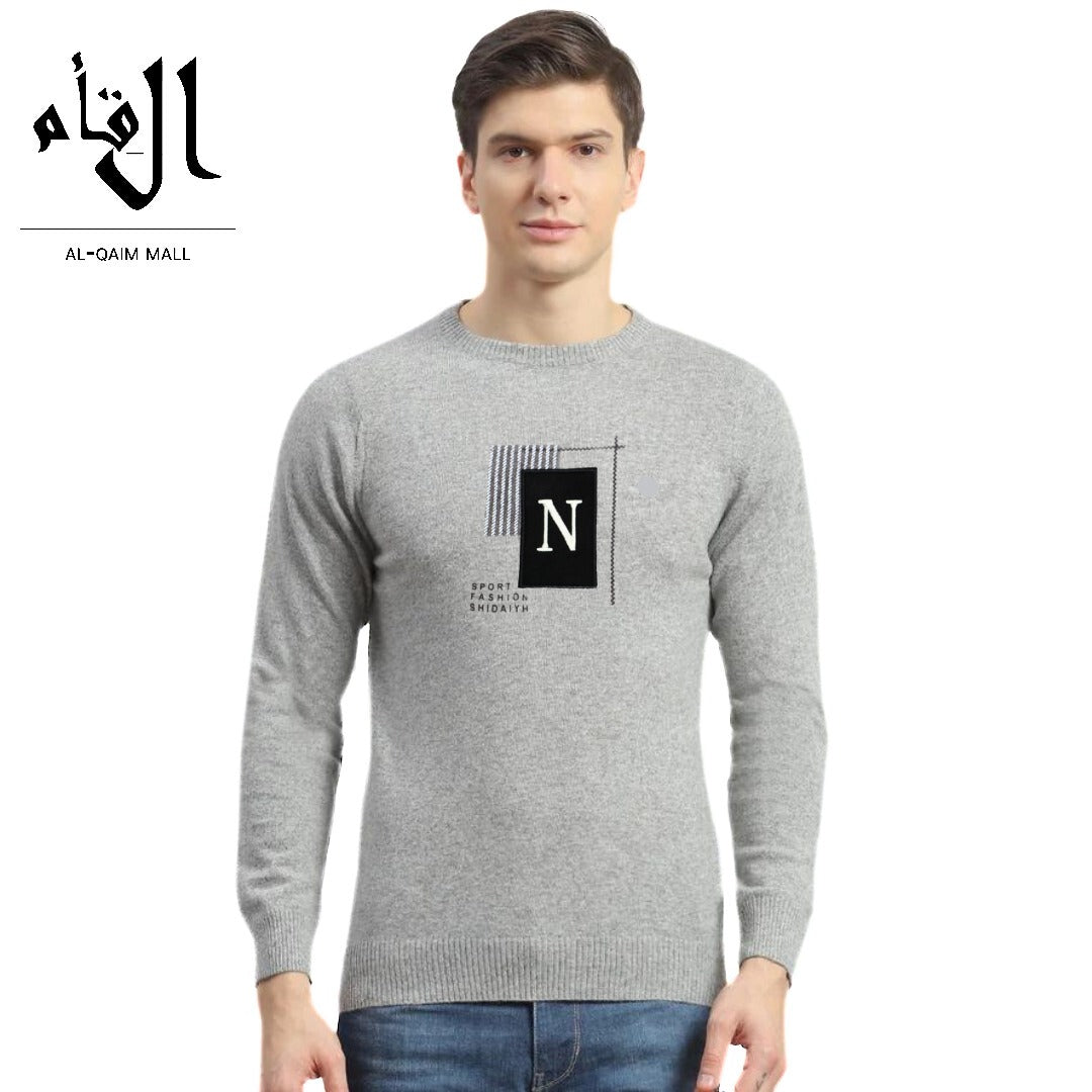 Men’s gray N imported sweatshirt