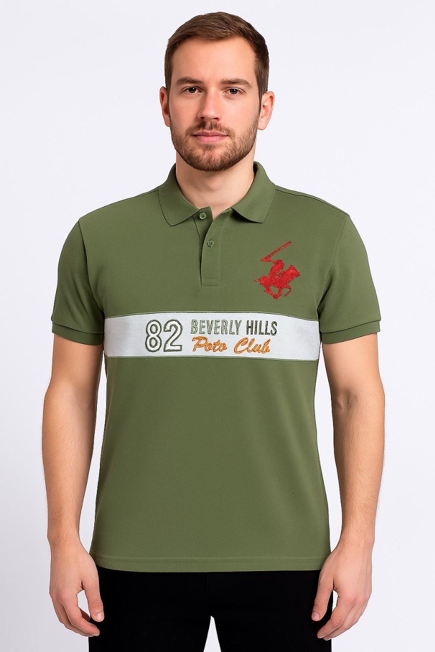 Men’s Commando embroided Polo Tee
