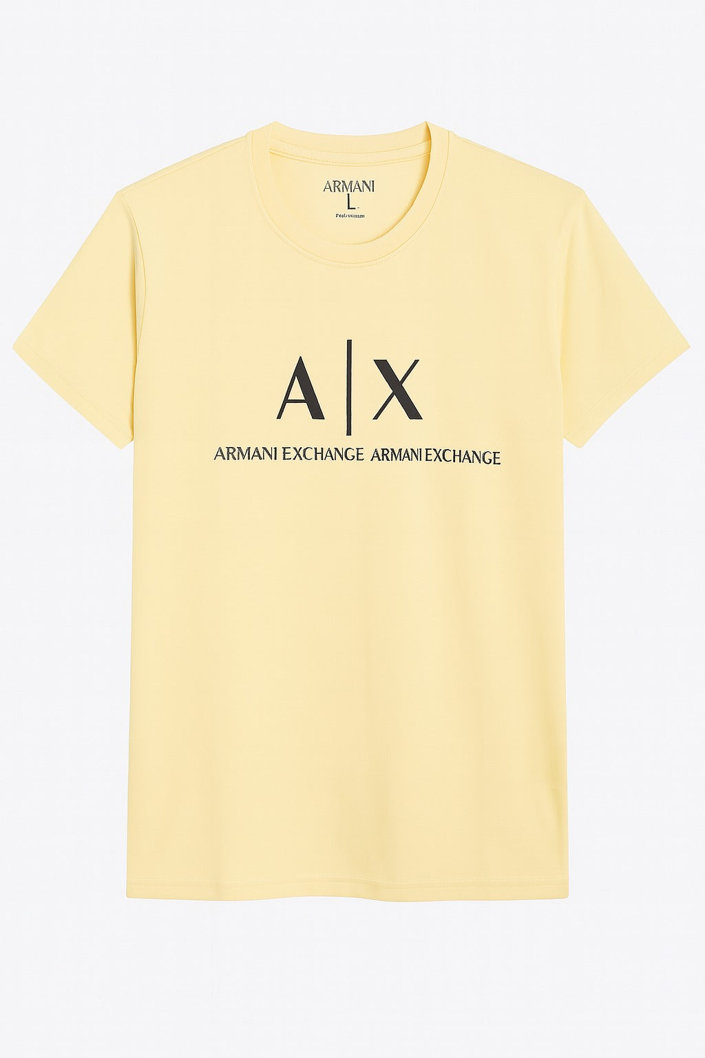 Men’s yellow Armani Tee