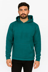 Mens sea green basic hoody