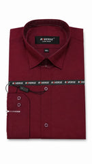 Men’s Maroon Formal Shirt