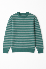Mens green and white sweater (Last Chance)