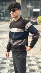 Mens imported blue and gray  lining sweater