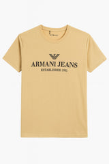 Men’s Peanut brown Armani Tee