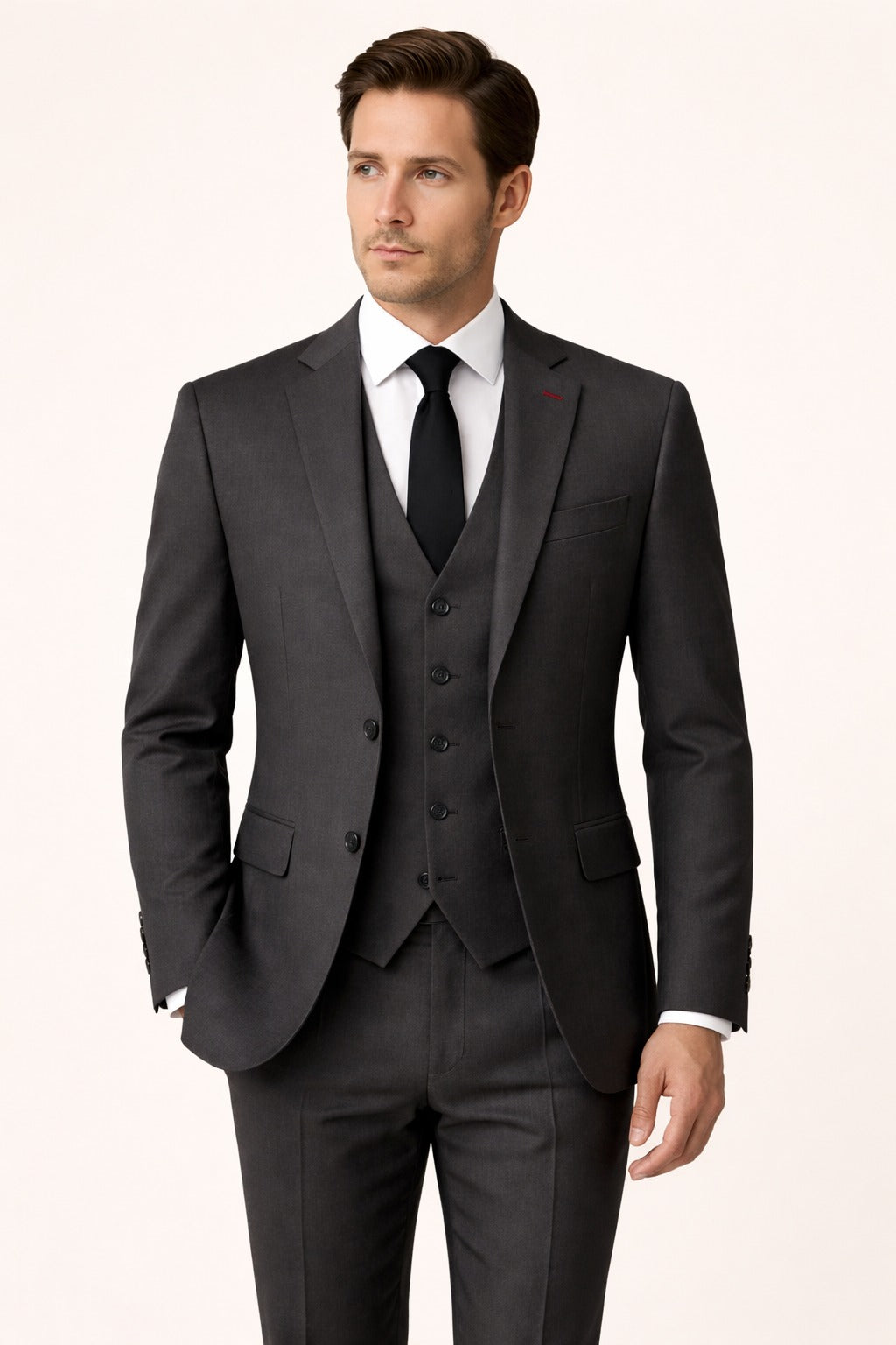 Men’s dark brown 3 PC Suit (Last Chance)