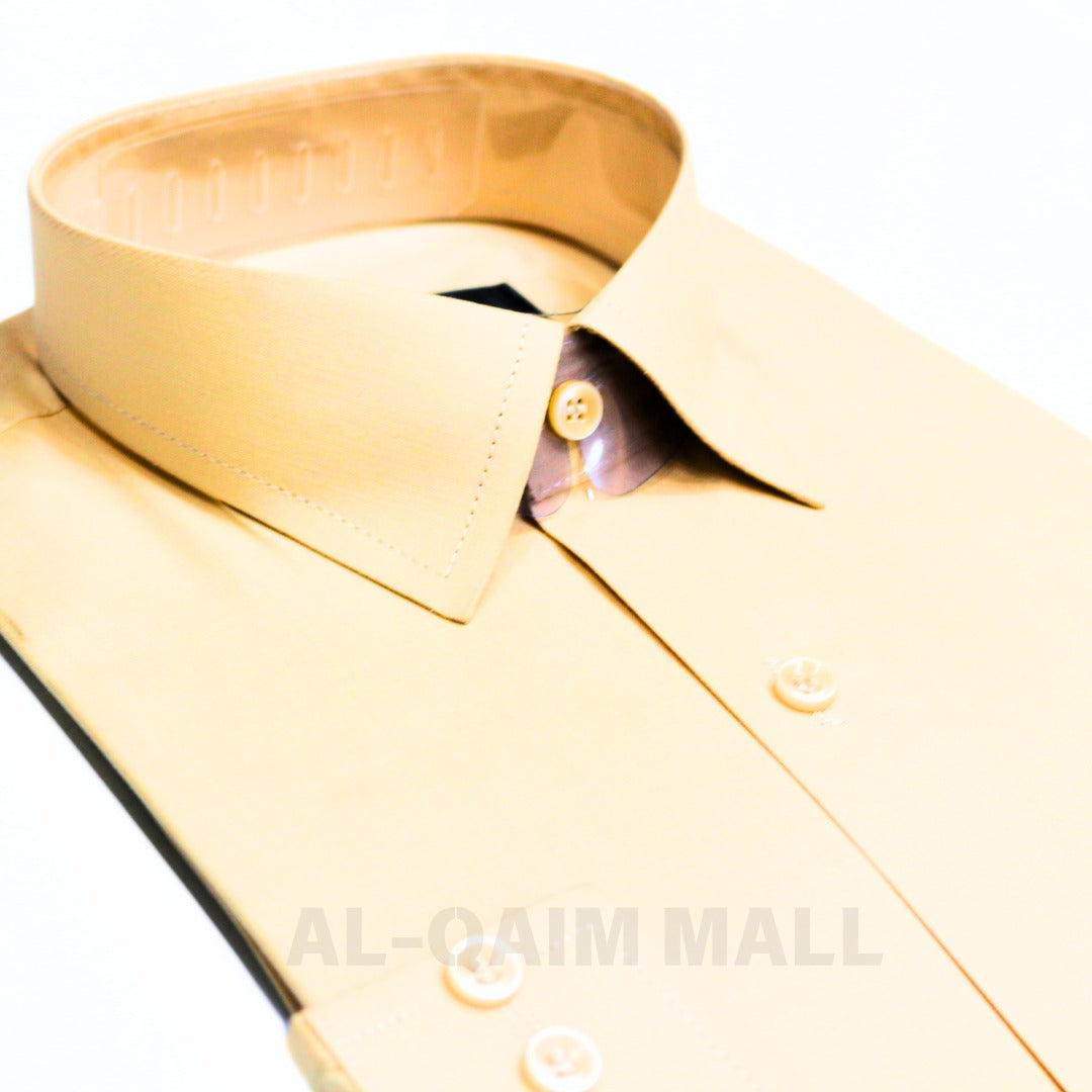 Men’s beige formal shirt