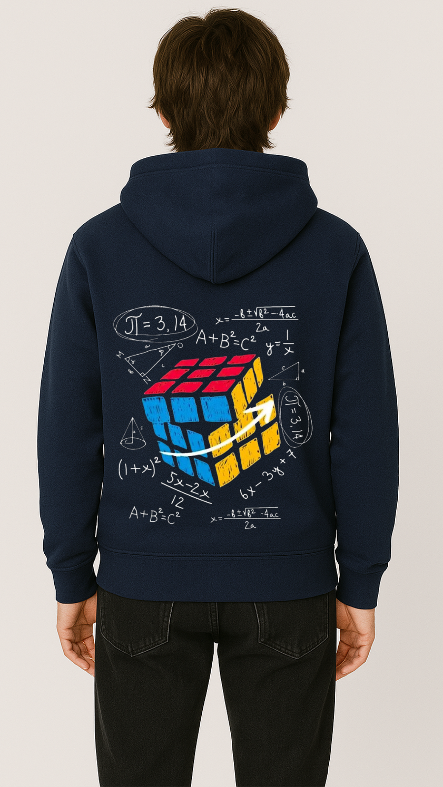 Men’s Rubik’s Cube Fleece Hood