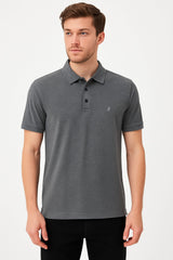 Men’s gray Oversized polo Tee