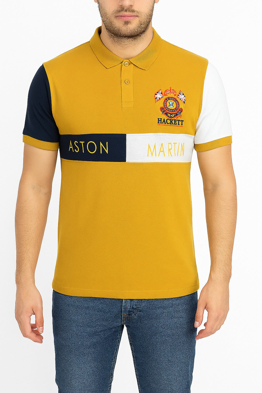 Men’s Mustard Aston Polo Tee