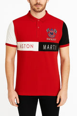 Men’s Red Aston Polo Tee