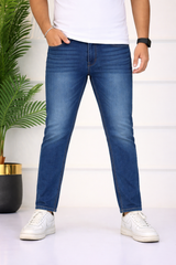 Men’s Dark Blue Oversized Denim Pant (Last Chance)