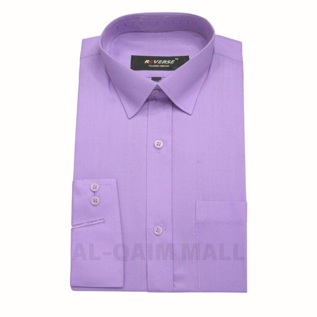 MENS PURPLE FORMAL SHIRT