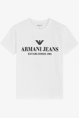 Men’s white Armani Tee