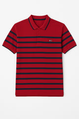 Men’s Red and blue Linning Polo Tee