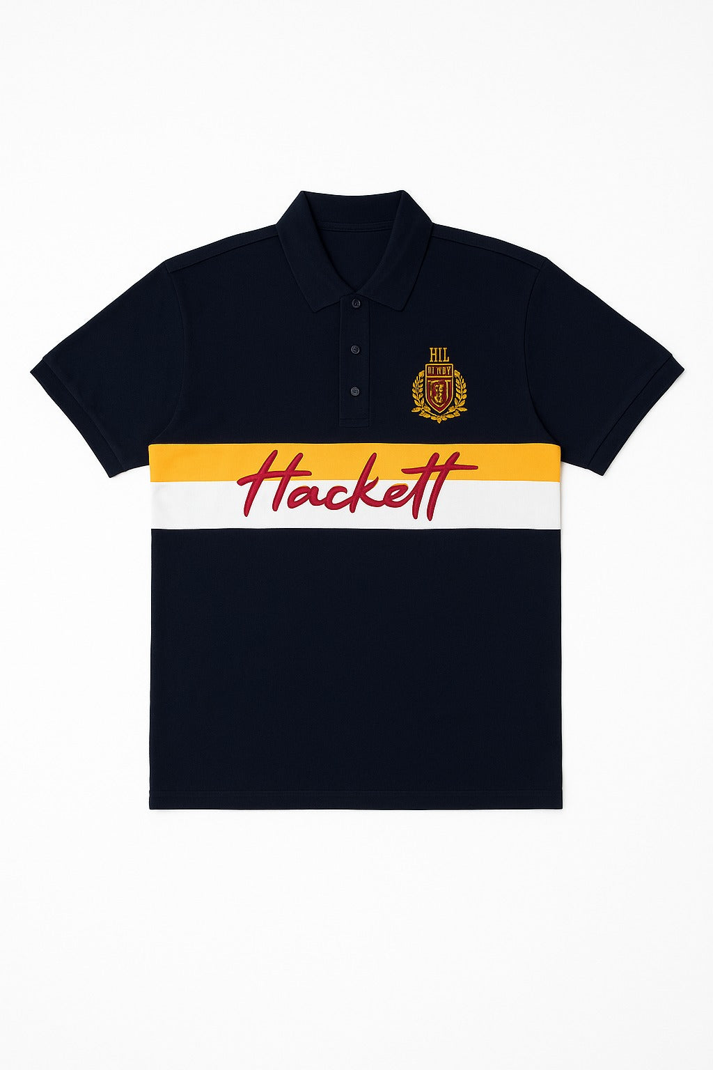 Men’s Black Hacket Polo Tee