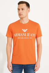 Men’s Orange Armani Tee