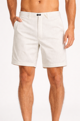 Mens Classic Cream Textured short