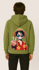 Men’s Straw Hat Luffy Fleece Hood