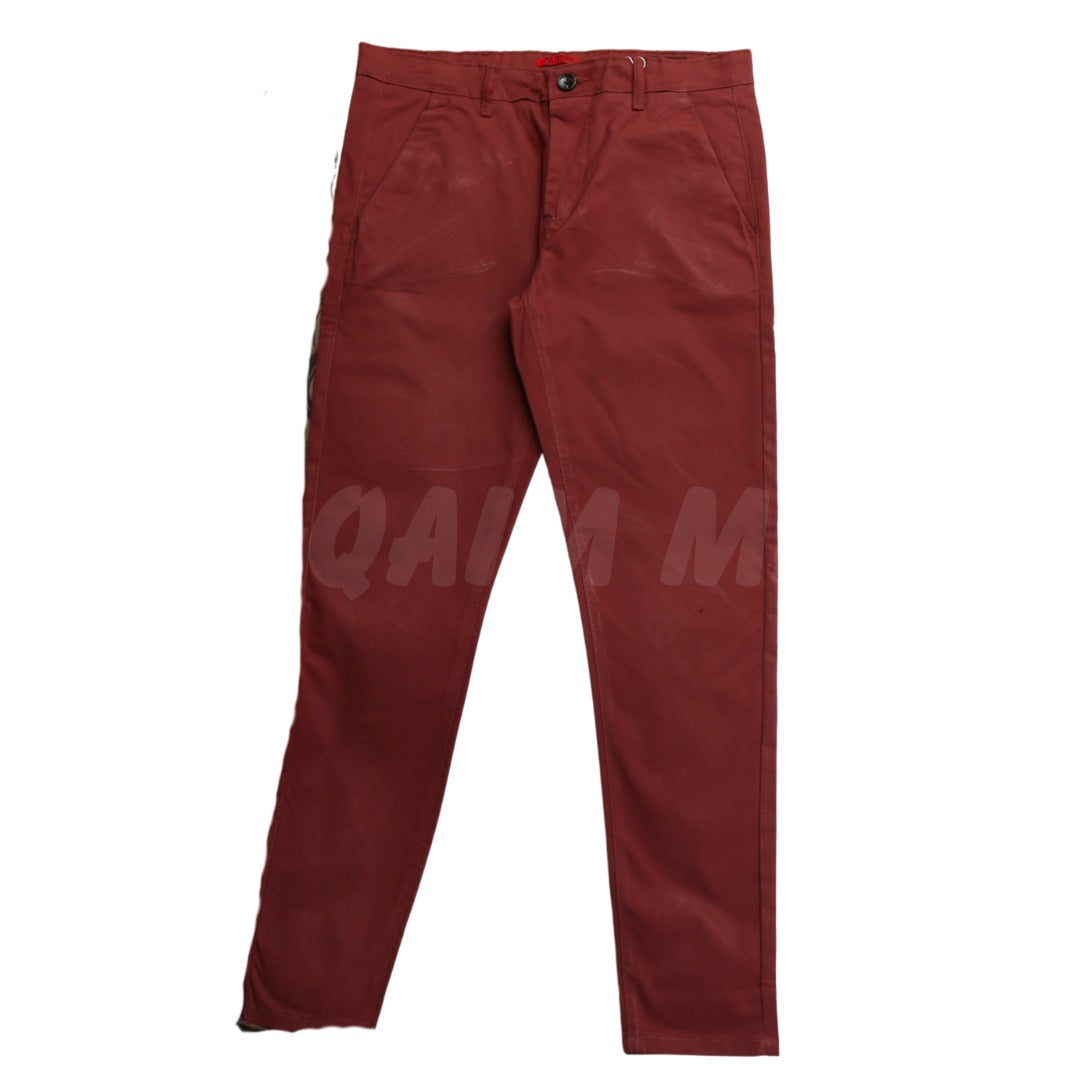 Men’s mahroon cotton pant