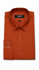 Men’s Rust Orange Formal Shirt