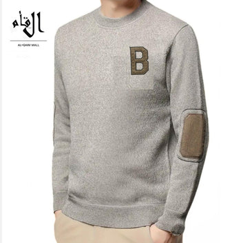 Men’s Gray B imported sweater