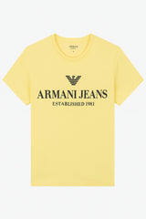 Men’s yellow Armani Tee