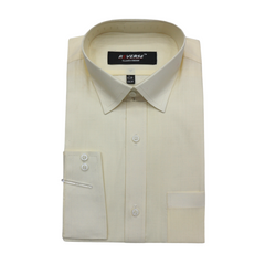 Men off white formal shirt