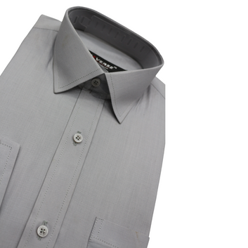 Men light gray formal shirt