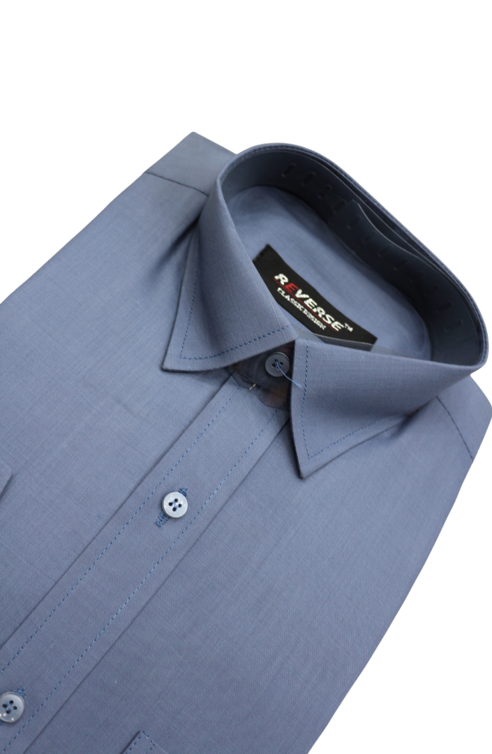 Men classic Blue formal shirt