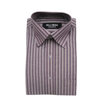 Men Purple lining Formal shirt