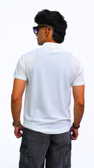 White Textured T-Shirt