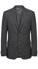 Men's Dark Grey Imported Wool Casual Coat