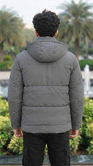 Mens Gray Style Imported Puffer jacket