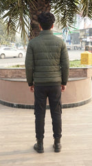 Mens Black polo Ralph Style Imported Puffer jacket