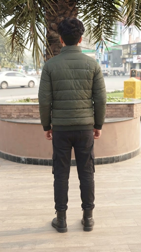 Mens Black Ralph Lauren Style Imported Puffer jacket