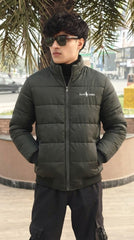 Mens Black polo Ralph Style Imported Puffer jacket