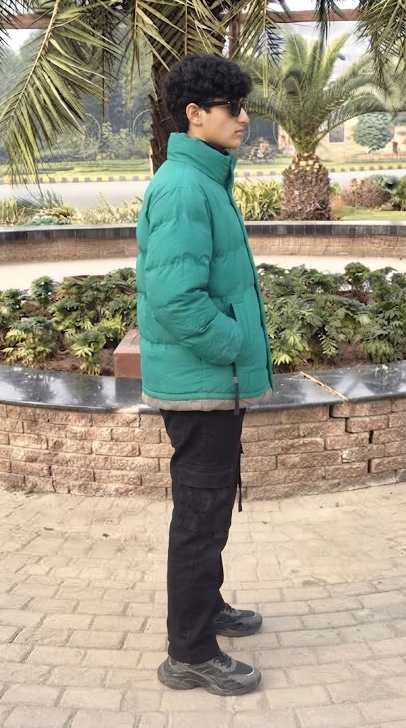 Mens Green Style Imported Puffer jacket