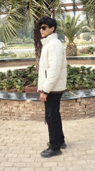 Mens Dark brown Style Imported Puffer jacket