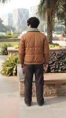 Mens Rust north face Style Imported Puffer jacket