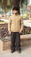 Mens Rust adidas Style Imported Puffer jacket