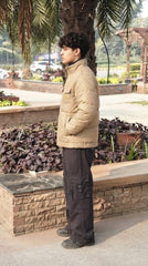 Mens Rust adidas Style Imported Puffer jacket