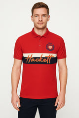Men’s red Hacket Polo Tee