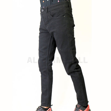 Men’s jet black denim pant